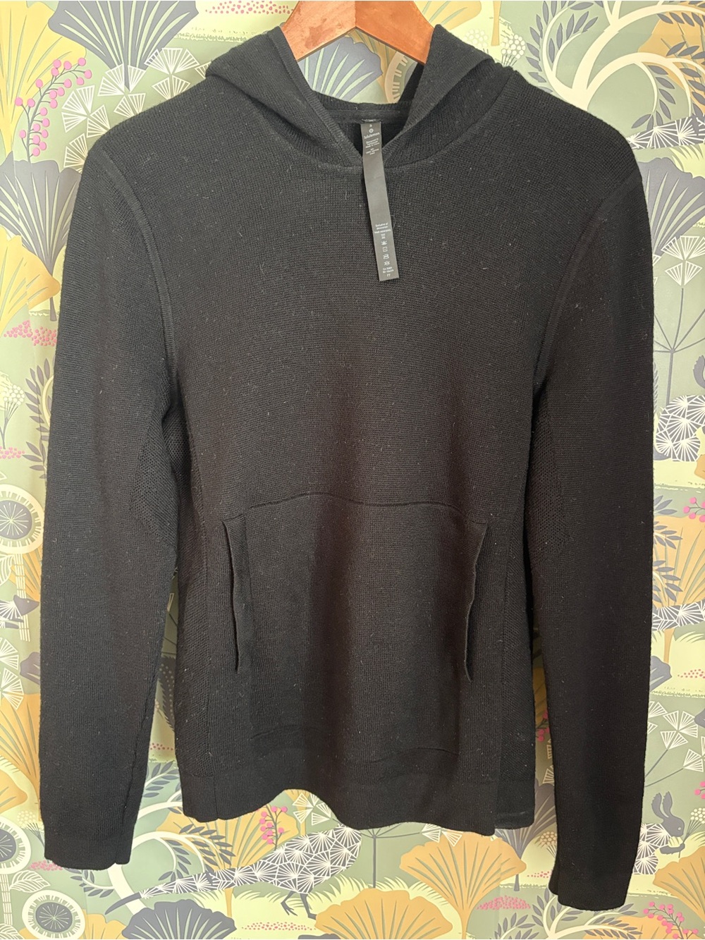 lululemon athletica Men's Black Sweater Hoodie, S